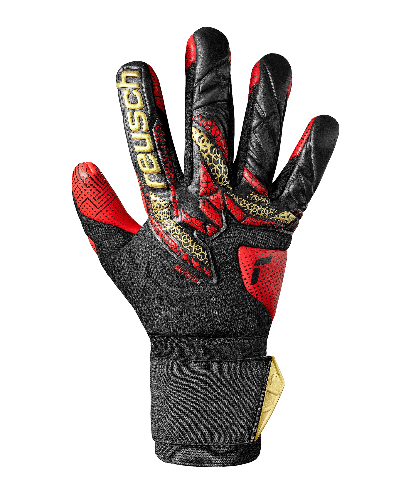 Reusch Attrakt Gold Glue Print TW-Handschuhe F7075