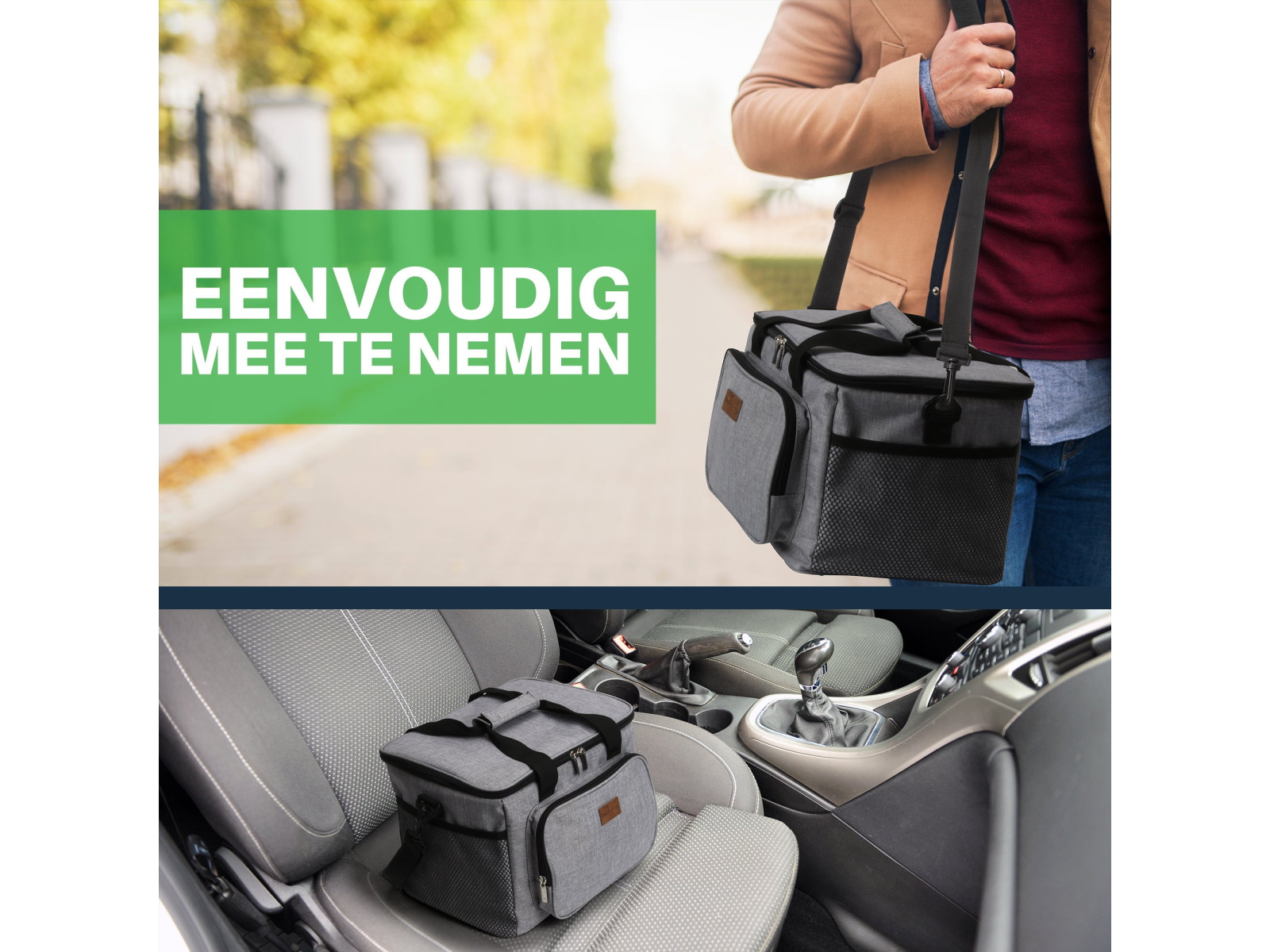 Packaway 15 liter koeltas - Grey