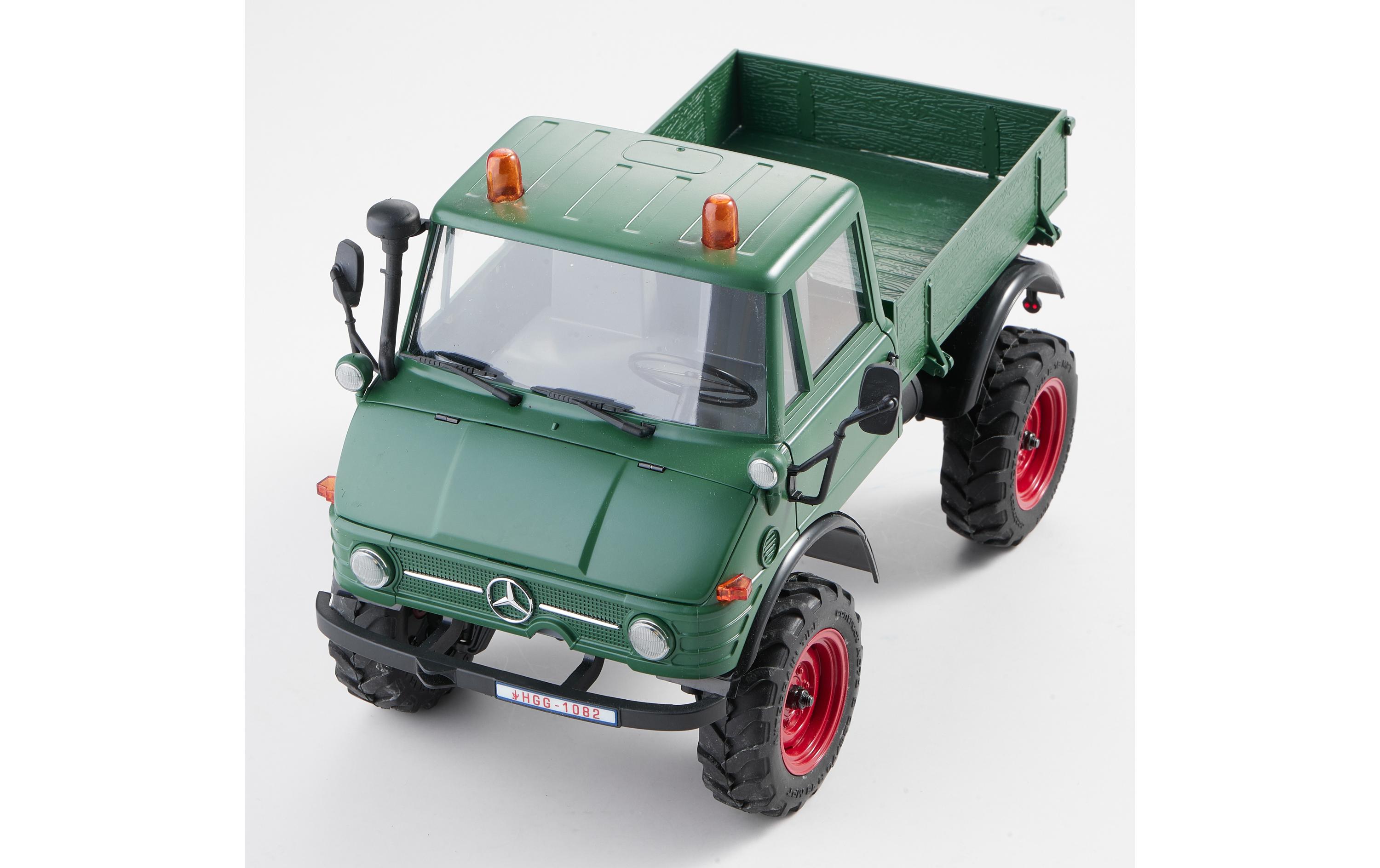 Scale Crawler FXC24 Unimog 421 Grün, RTR, 1:24<br>FCX24 Mini Rock Crawler mit detaillierter Unimog Karosserie und 2-Gang Getriebe
