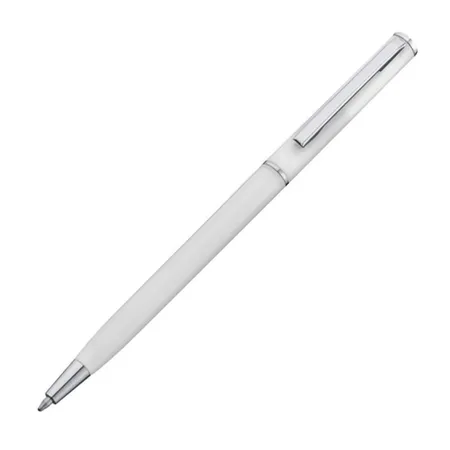 Macma Kugelschreiber Slim Line, weiß, 10 Stück