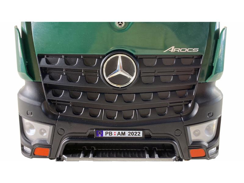 Amewi Lastwagen Mercedes Benz Arocs Kipper mit Kran 1:18, R LKW Kranwagen mit Kippmulde & Greifer