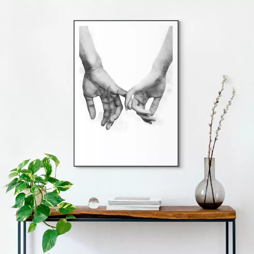 Wandbild 50 x 70 cm Pinkies