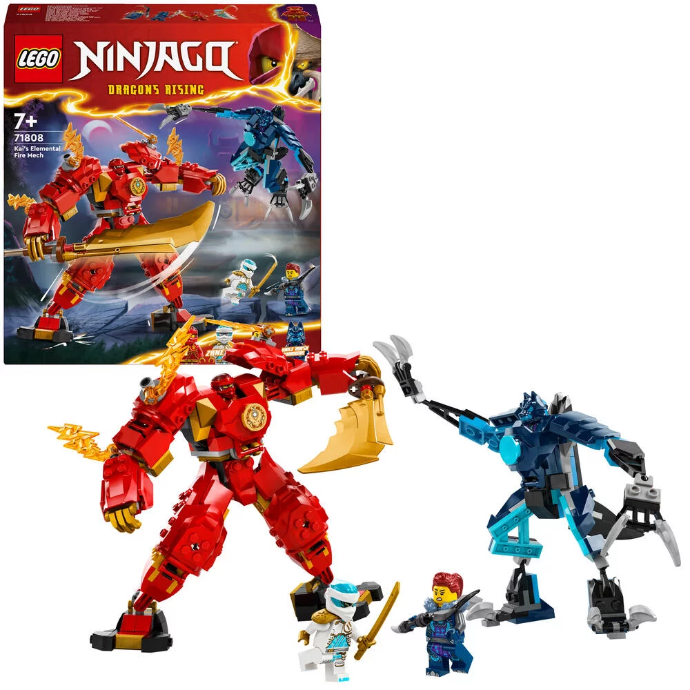 LEGO®NINJAGO® 71808 - LE ROBOT ELEMENTAIRE DU FEU DE KAI