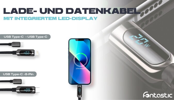 Fontastic Lade- und Datenkabel „Kuva“