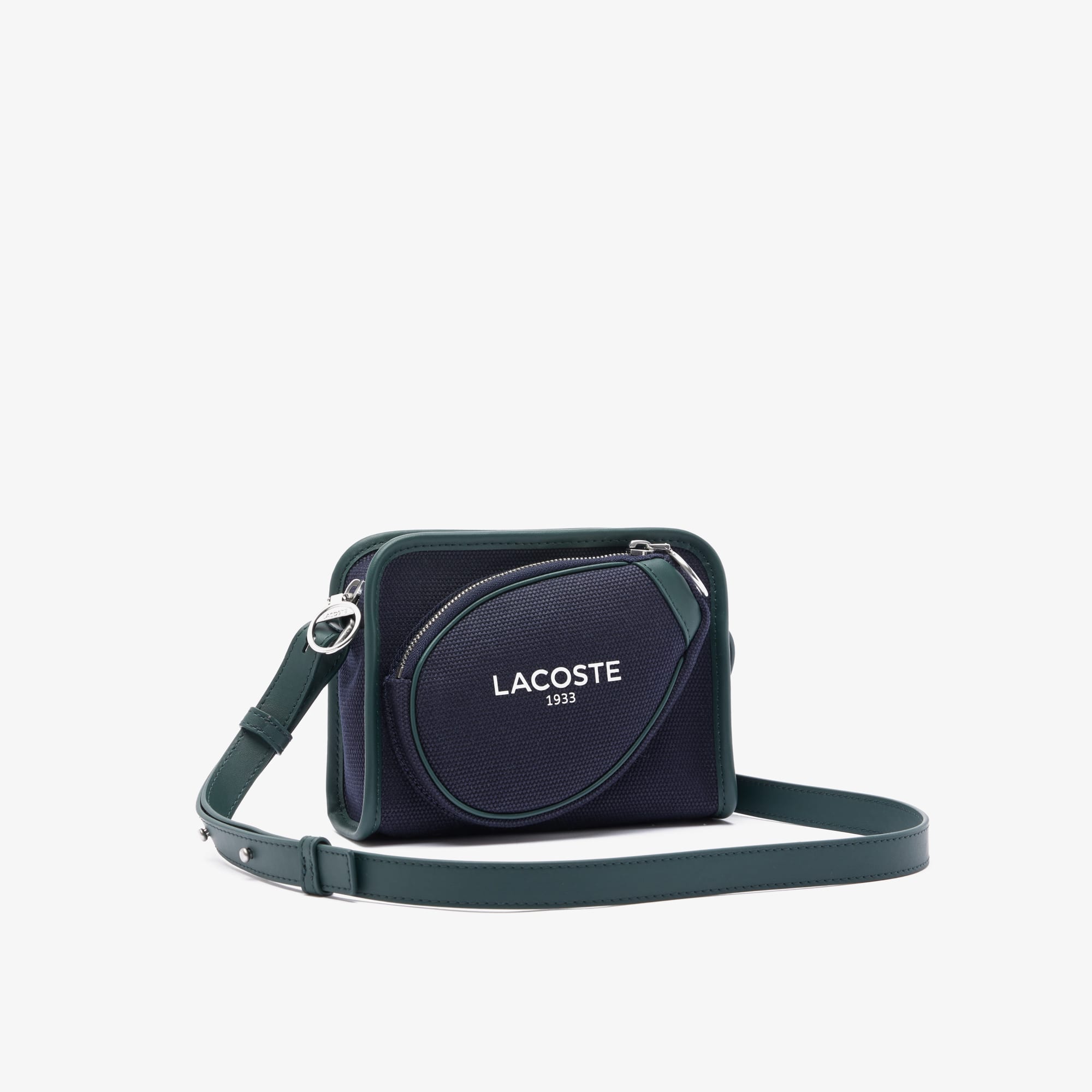 Sac bandoulière inspiration tennis en textile Sacoches & Pochettes - Bleu - Lacoste - Unisex