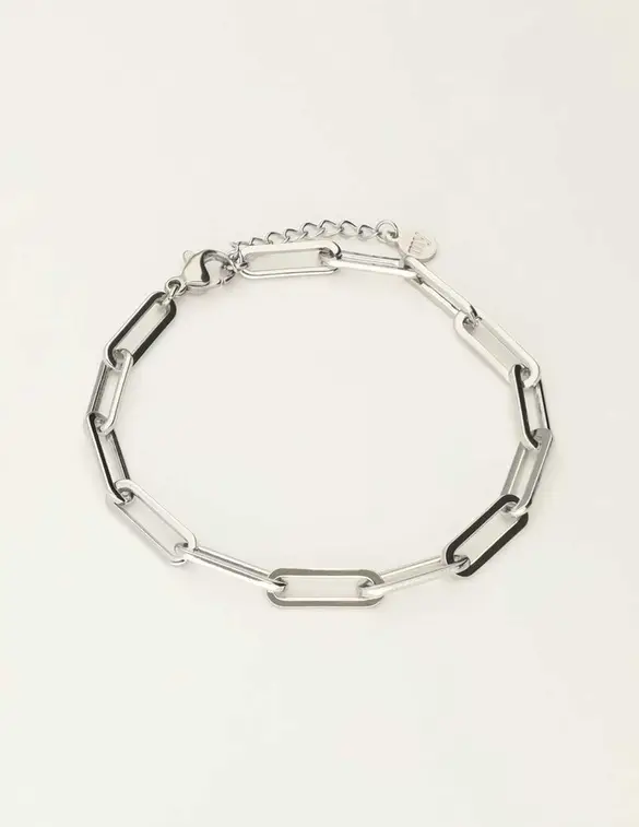 My Jewellery Armband met grote vierkante schakels MJ10401