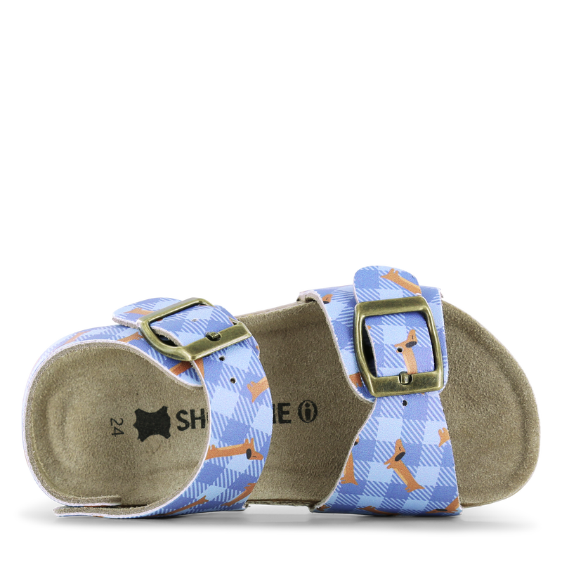 Shoesme blauwe sandaal met teckels  | Sale