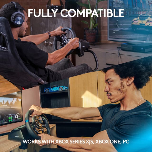 Logitech G923 Xbox racerrat og pedaler