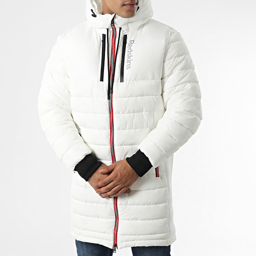 Doudoune Longue Capuche Darren Swell Blanc