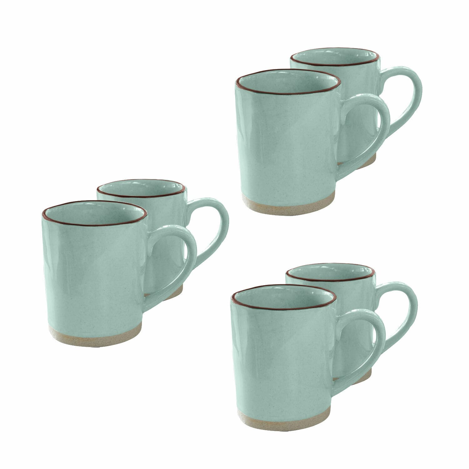 Tasse 6er Set Biarré türkis
