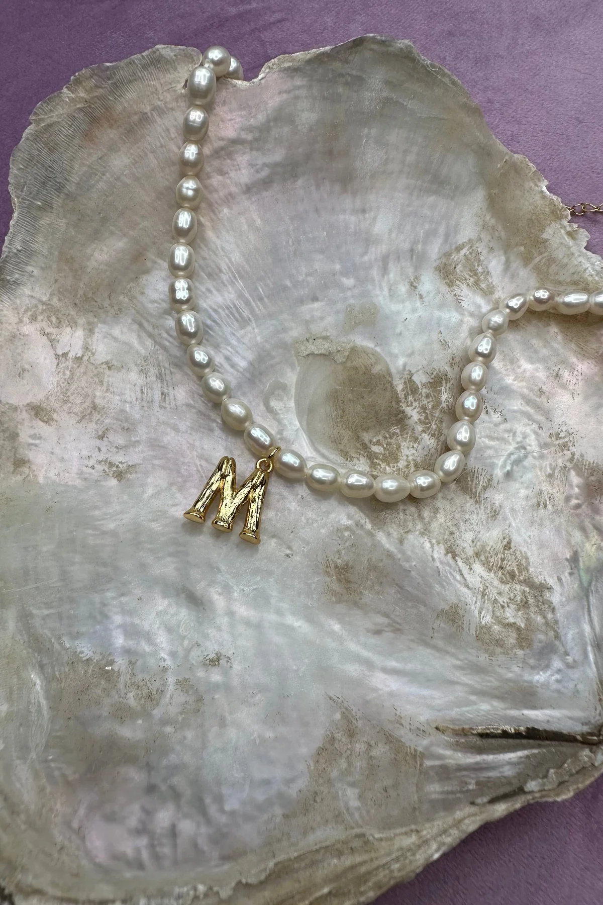 Mellow Moon Lilli Letter Necklace