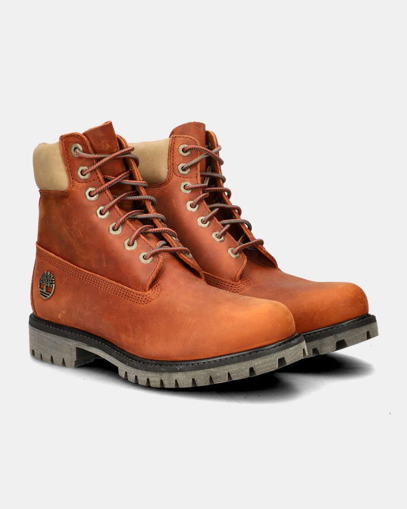 Timberland 6 Inch  Premium Veterboots  - oranje