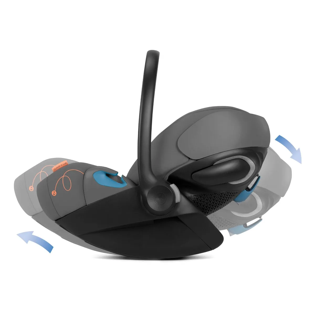 Cybex Siège d’Auto Cloud G Lux 4-35lb - Lava Gris