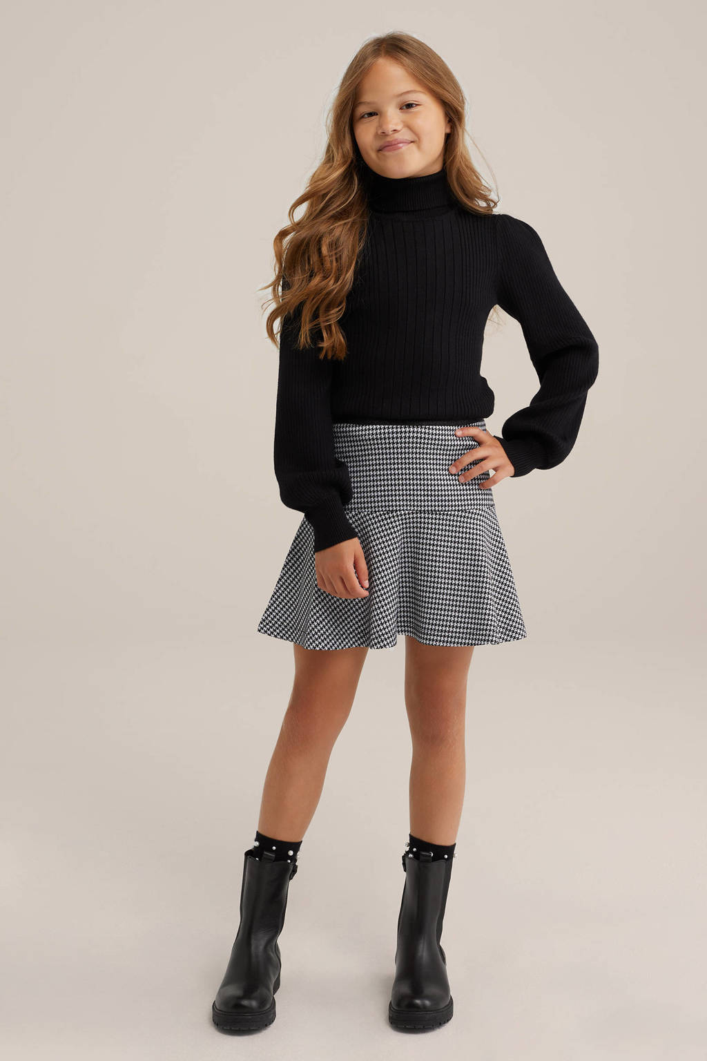 WE Fashion korte rok zwart