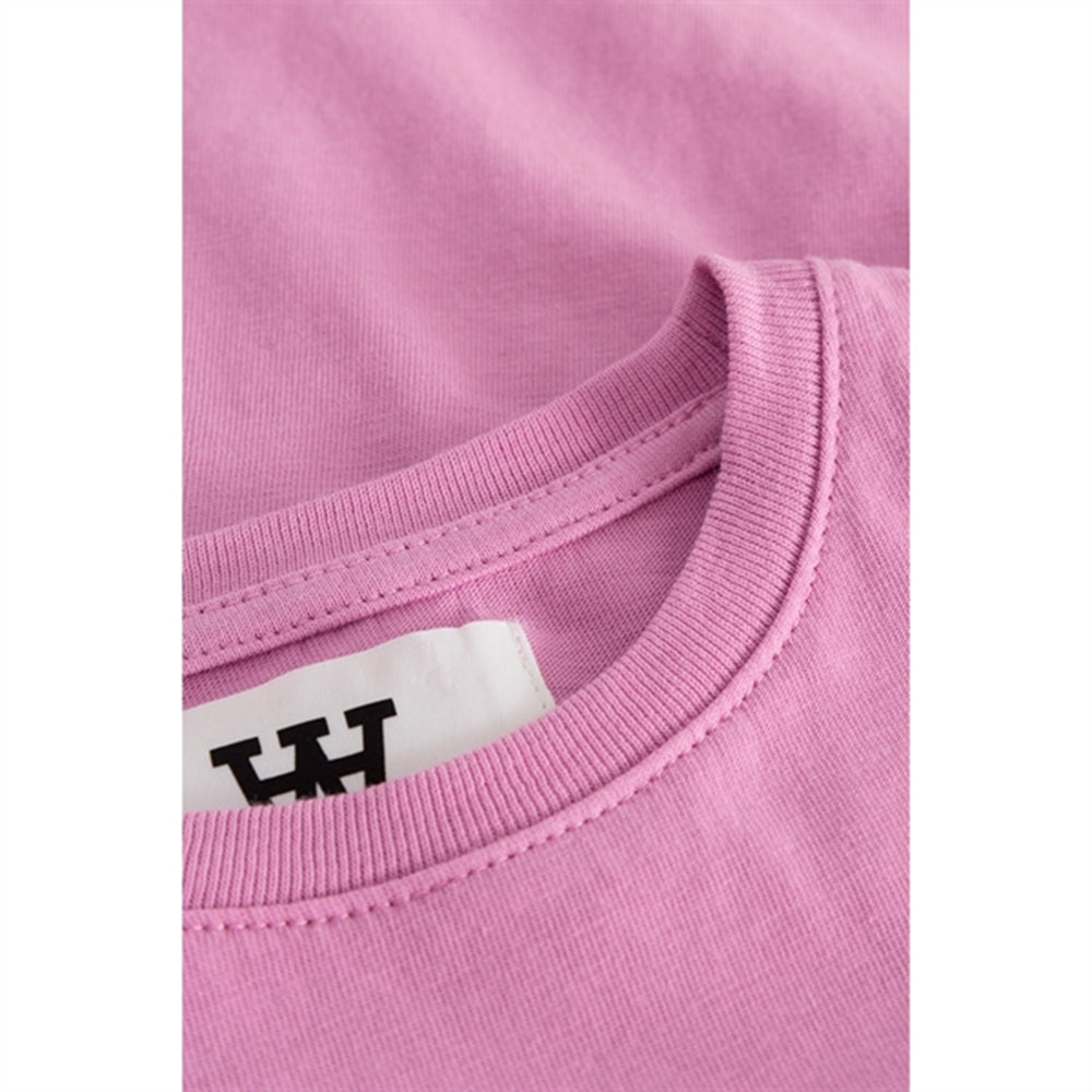 Rosy Lavender Ola Logo T-shirt - Wood Wood