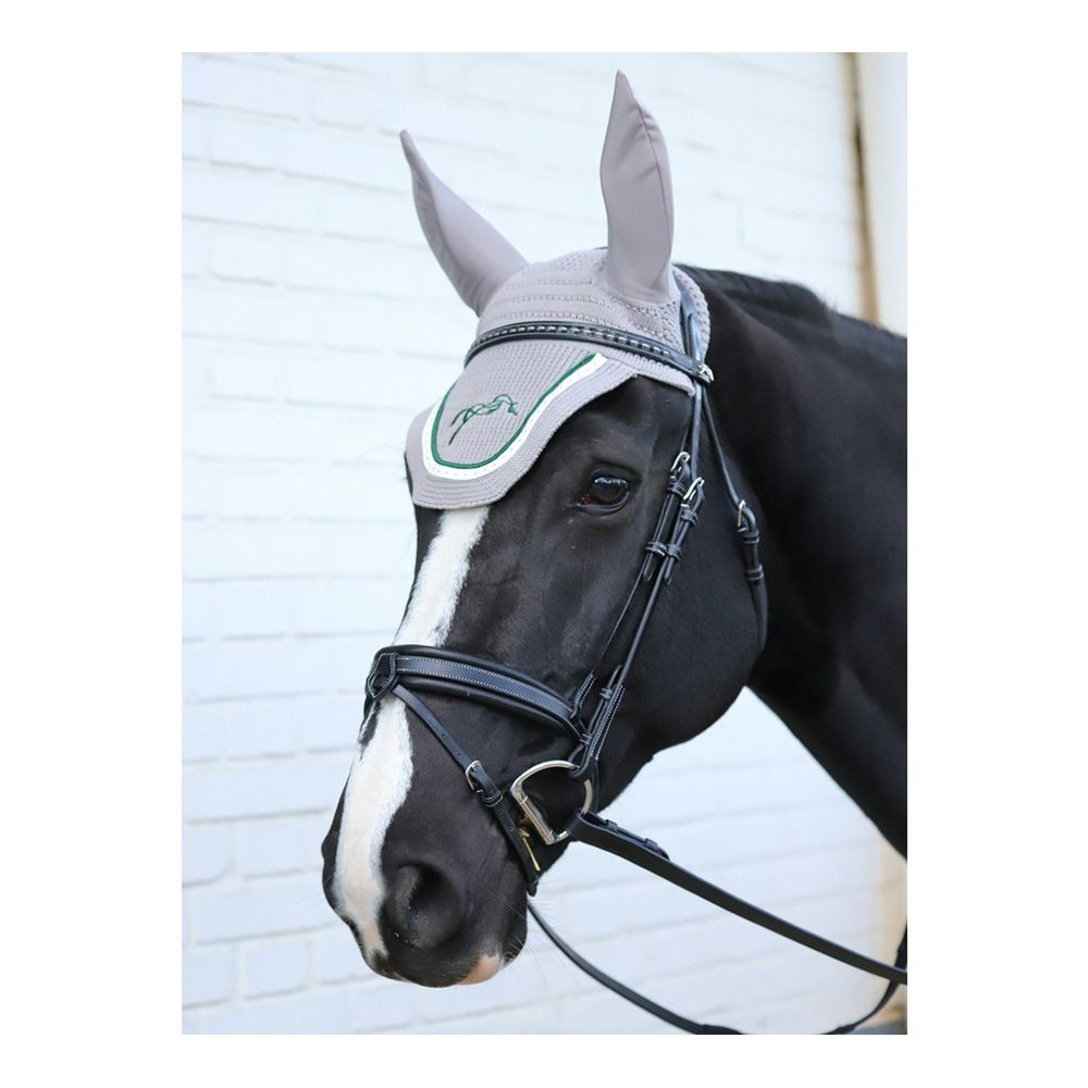 Pénélope POINT SELLIER - Bonnet anti-mouches gris clair/vert