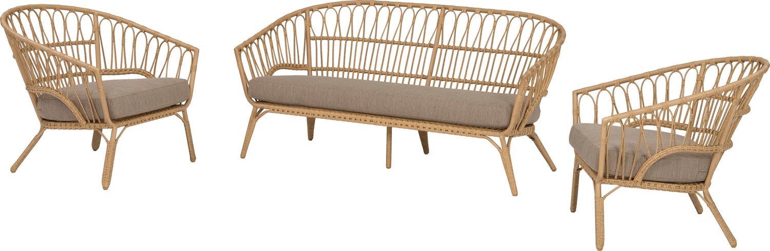 Intratuin 4-zits loungeset Didi naturel