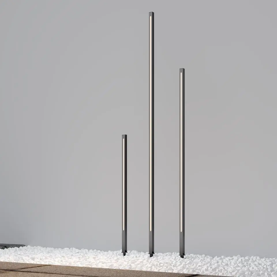 Maytoni Outdoor - Landschapsverlichting Pole - Grafiet