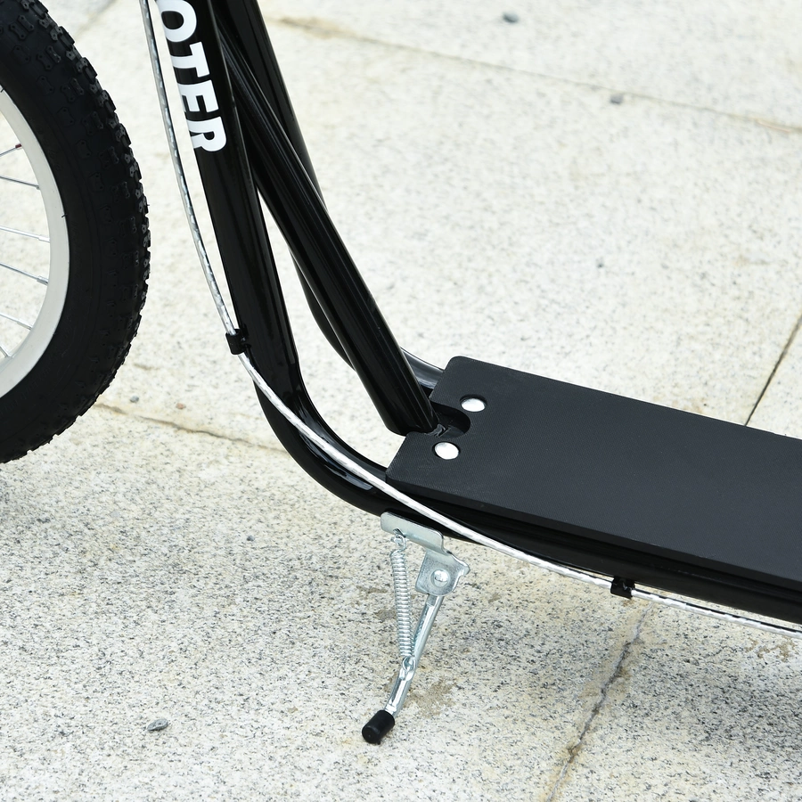 HOMCOM Kinderscooter mit Handbremse schwarz