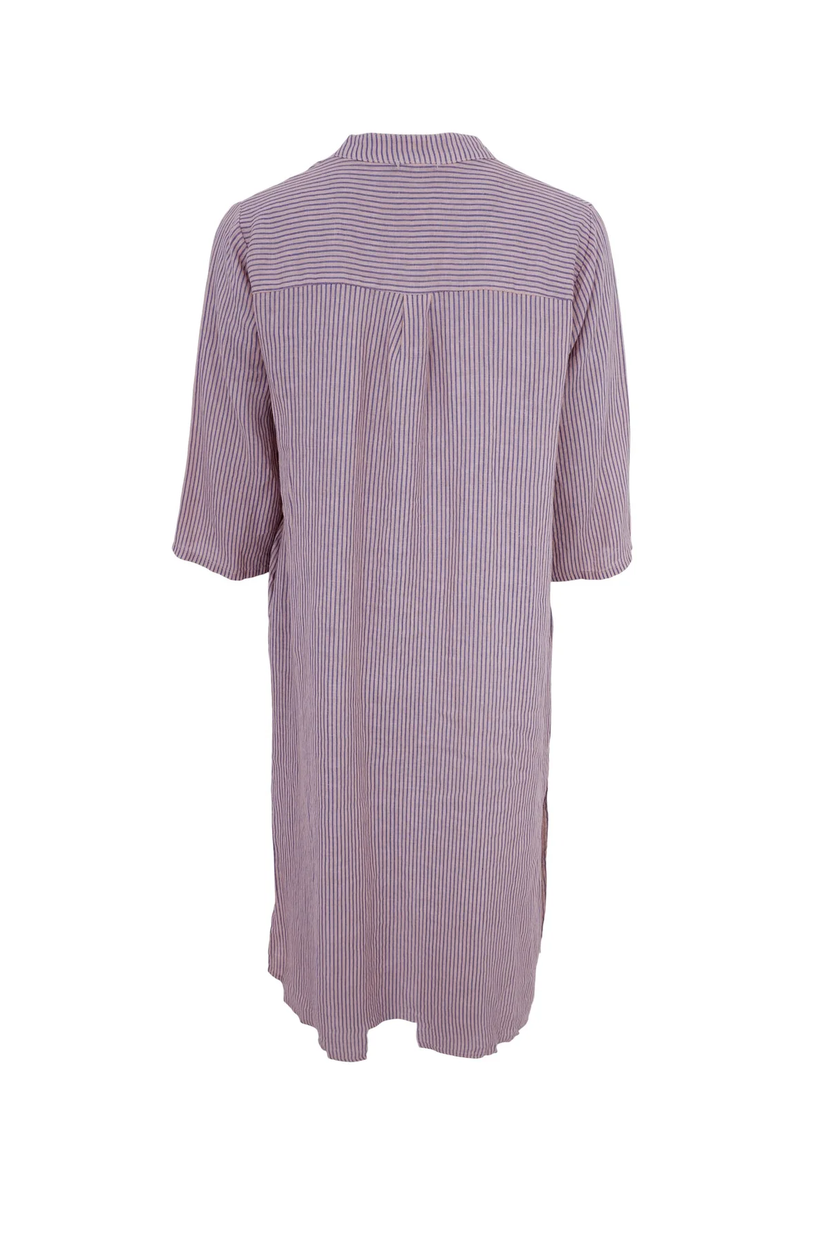 Black Colour Bcmelina Linen Shirt Dress midi calypso rose