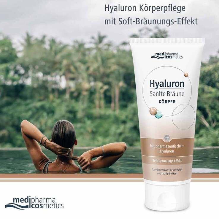 Hyaluron Sanfte Bräune Körperpflege Creme, 200 ml