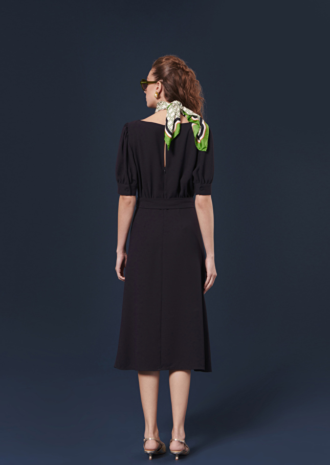 Robe Rillytisbleu nuit en crêpe