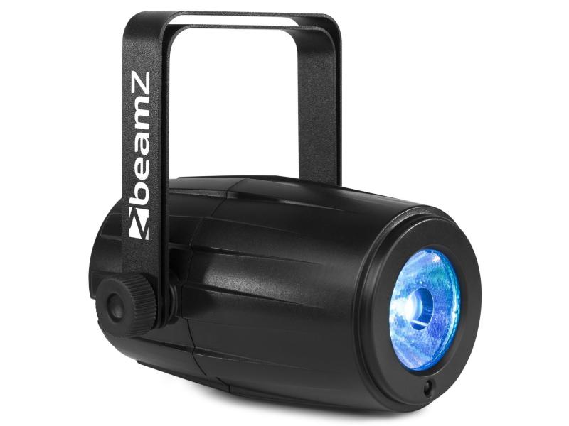 BeamZ Scheinwerfer PS12W Pin Spot Kompakter Pinspot mit einer leistungsstarken 12-Watt-4-in-1-LED