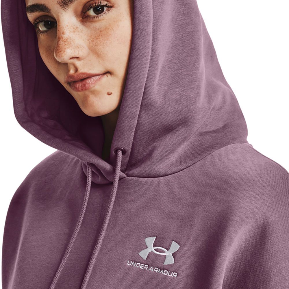 Under Armour ESSENTIAL FLC OS - Sweat Femme violet