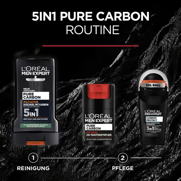 Pure Carbon Duschgel 5in1