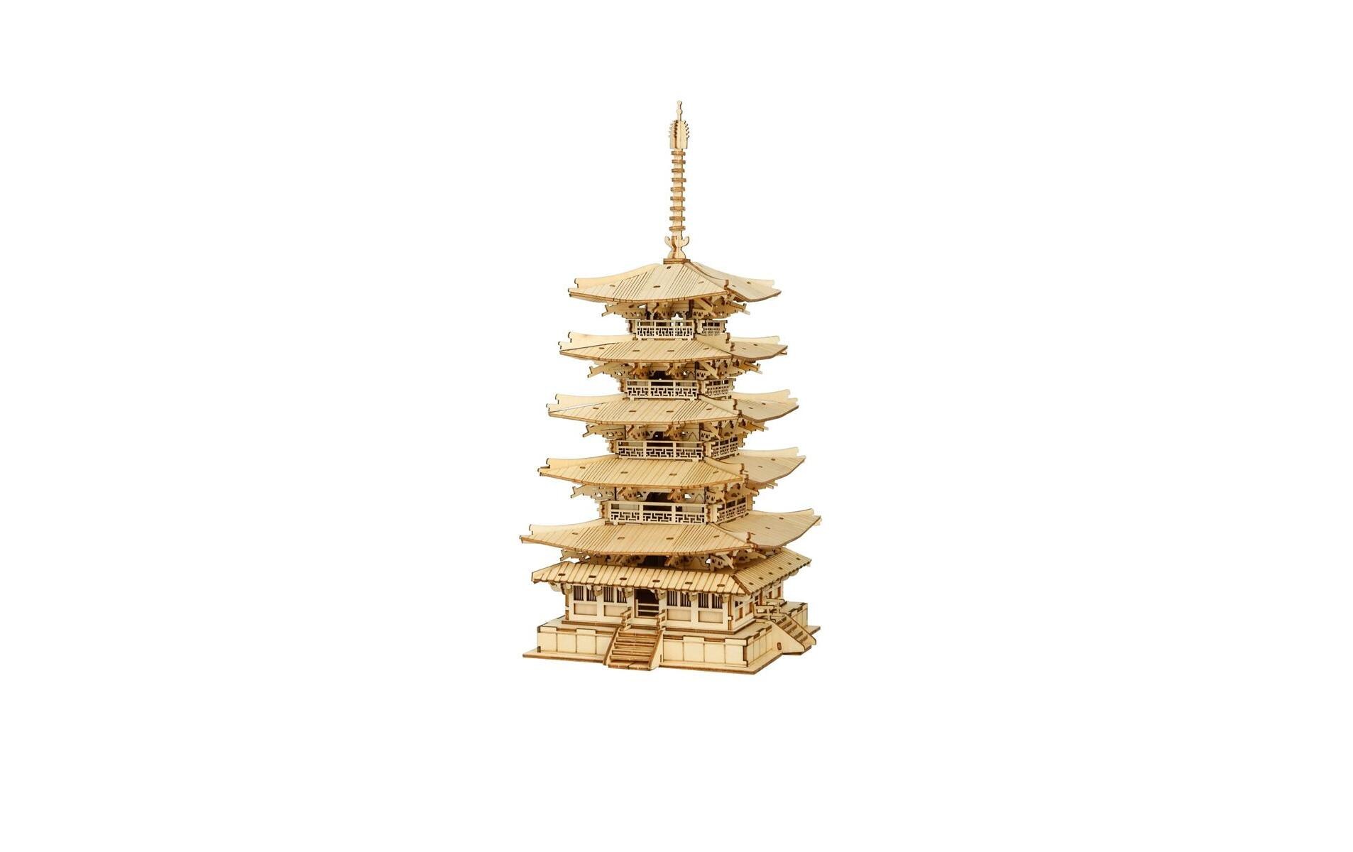 Bausatz PagodePagode 3D Puzzle aus Holz