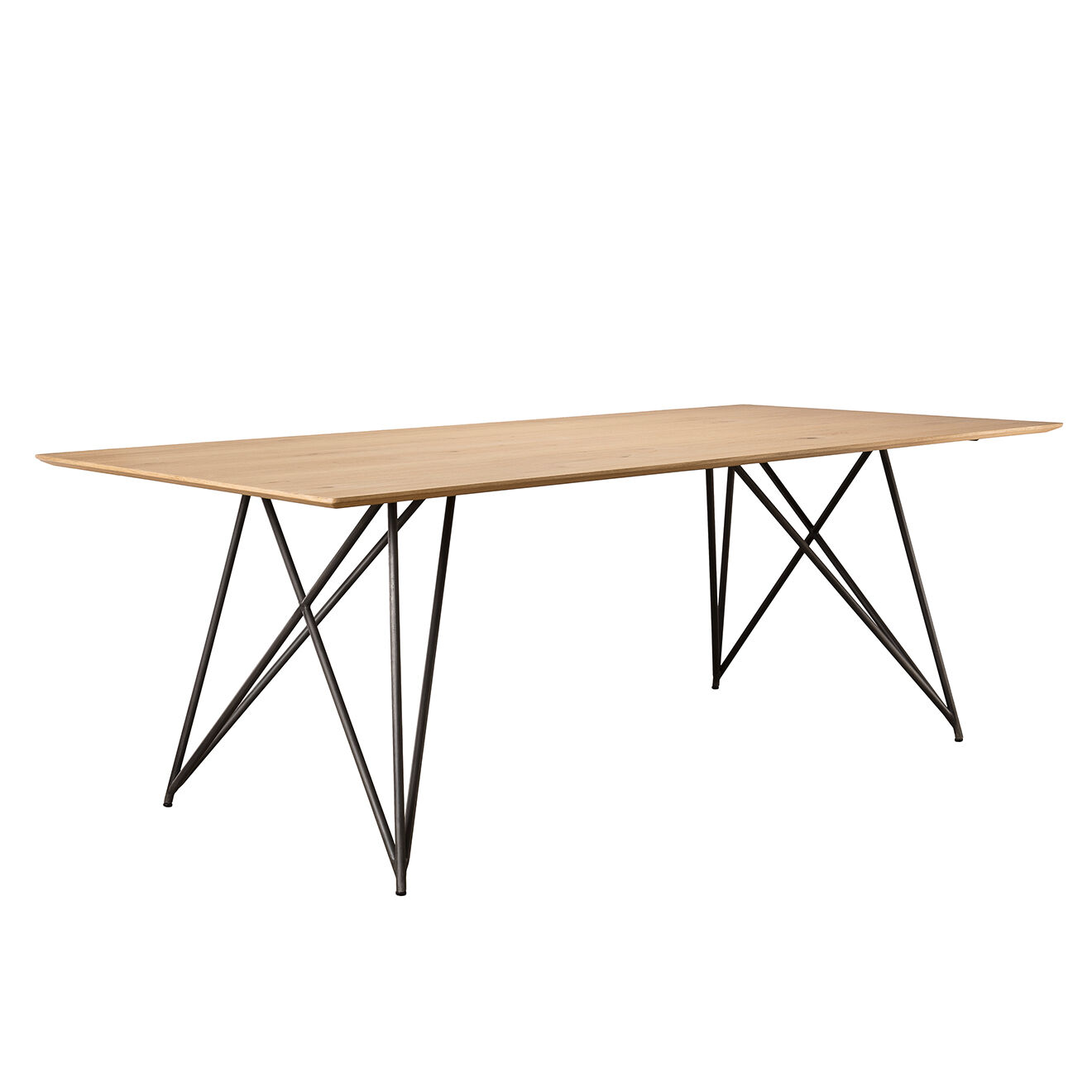 Macabane Table de séjour  Maxence chêne - 220x100x76 cm