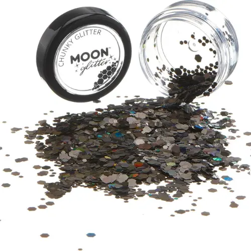 Moon Glitter Chunky Glitter Black