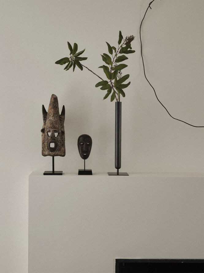 Audo Copenhagen Stance Vase, H40, Bronzed Brass