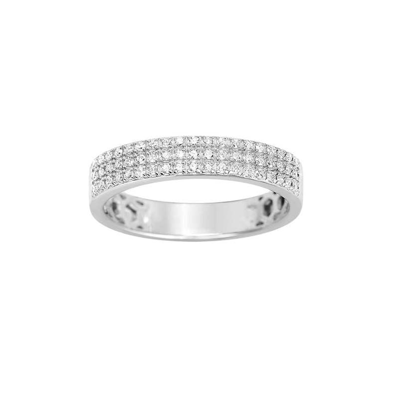Bague Femme - Or 18 Carats - Diamant 0,18 Carats