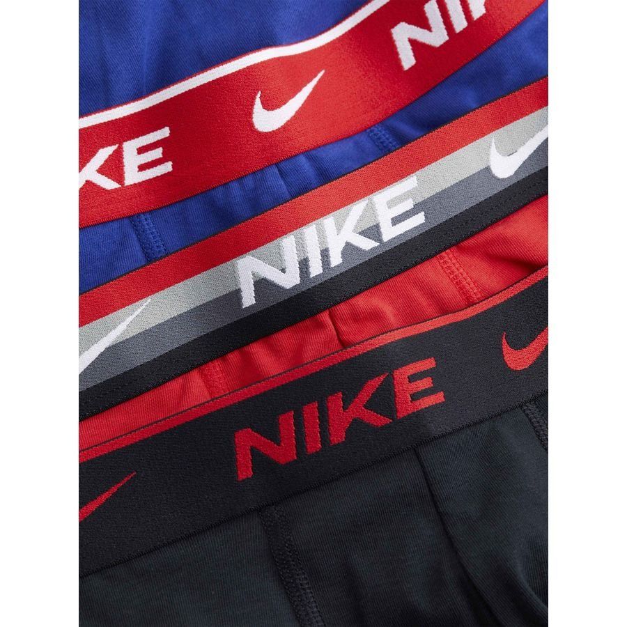 Nike Boxers Pack de 3 - Noir/Bleu/Rouge