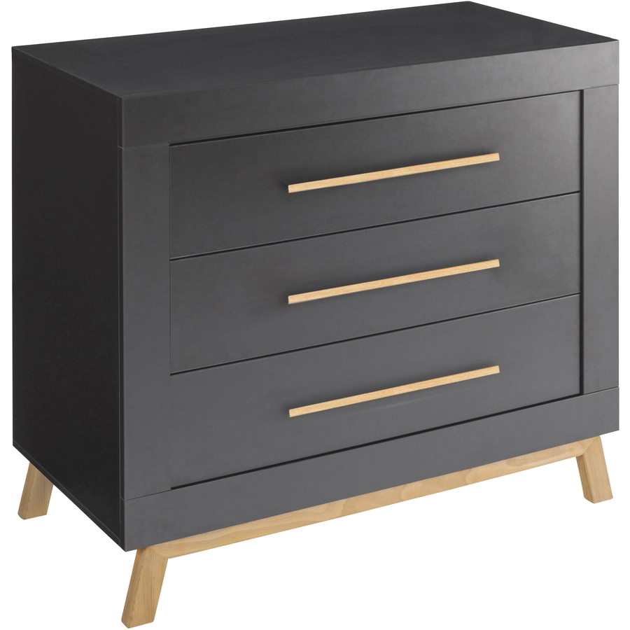 Schardt Wickelkommode Miami Black Nature