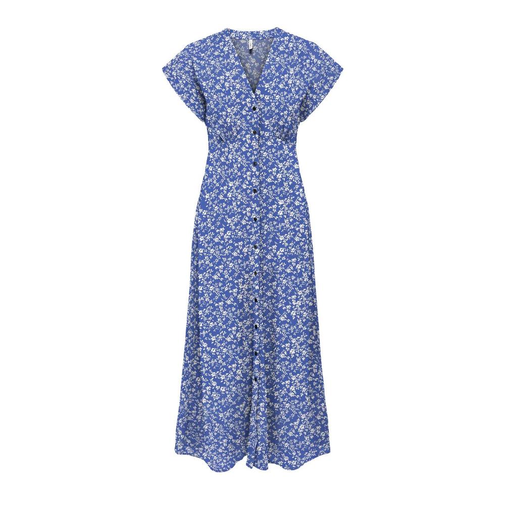Only Robe Longue Bleu Femme ONLY Life Vis Mollie