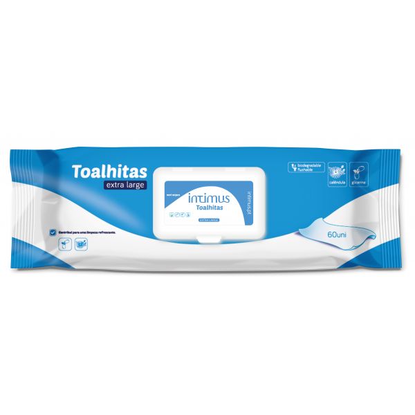 Intimus Toalhitas ExtraLarge 60 Unidades