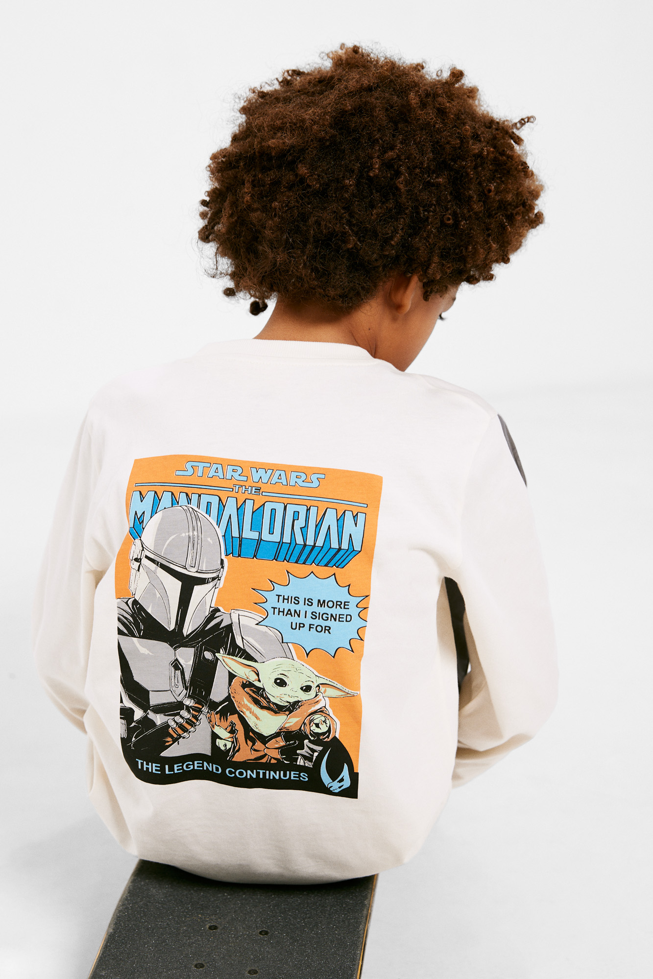 Camiseta do Mandaloriano para crianças