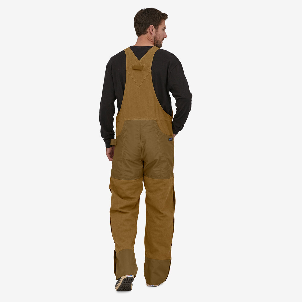 Iron Forge Herren-Latzhose aus Hanf-Canvas mit Isolierung – Kurz