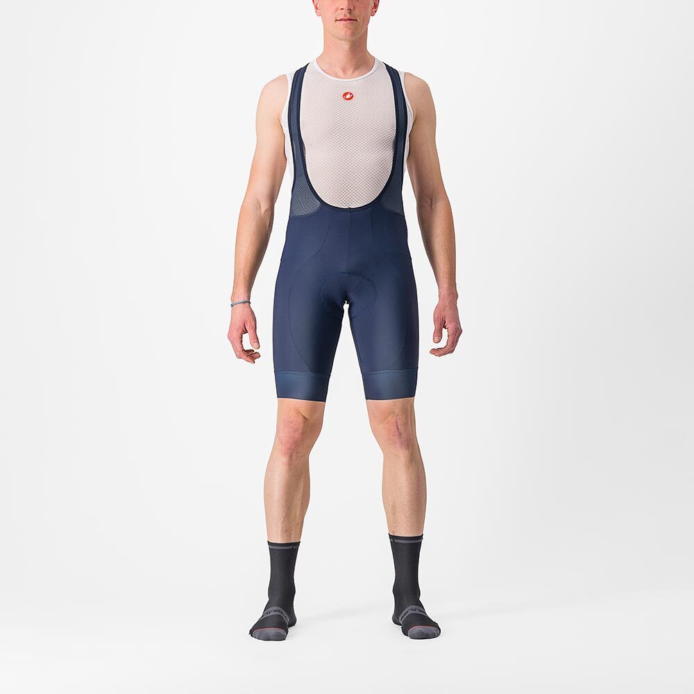 Castelli Entrata 2 Fietsbroek Kort Blauw Heren