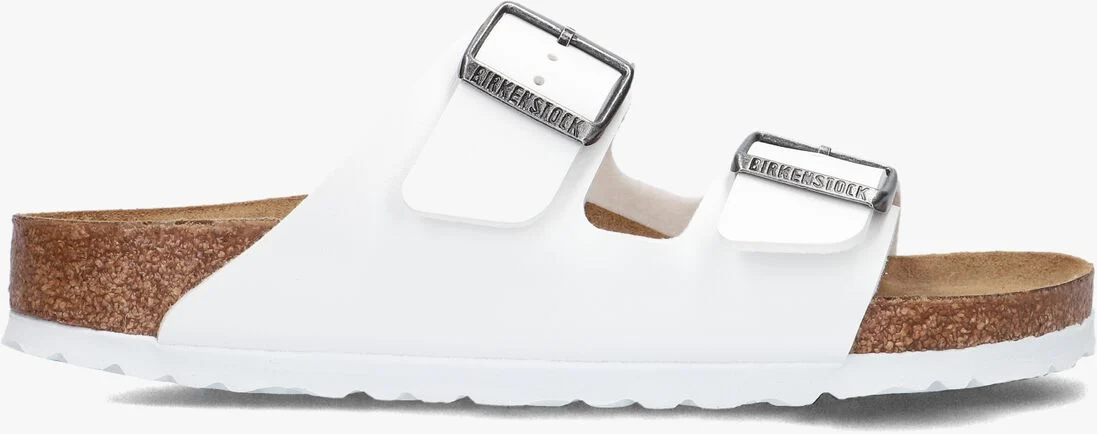 BIRKENSTOCK witte birkenstock slippers arizona birko-flo