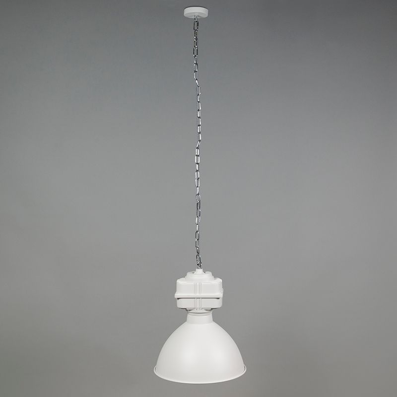 Industriële hanglamp klein mat wit - Sicko