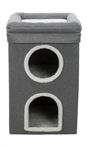 Trixie krabpaal Cat Tower Saul Grijs 39 x 39 x 64 cm