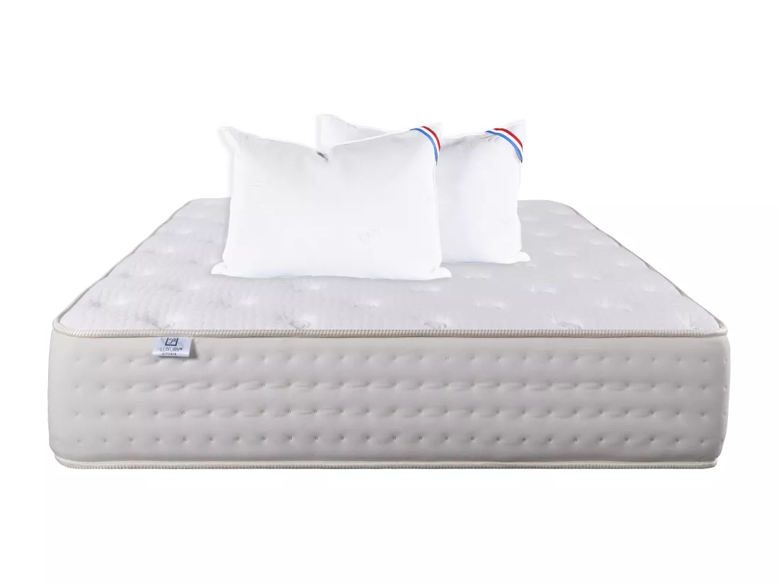 Matelas 180x200 cm, Purlux, 26cm, latex + 2 Oreillers