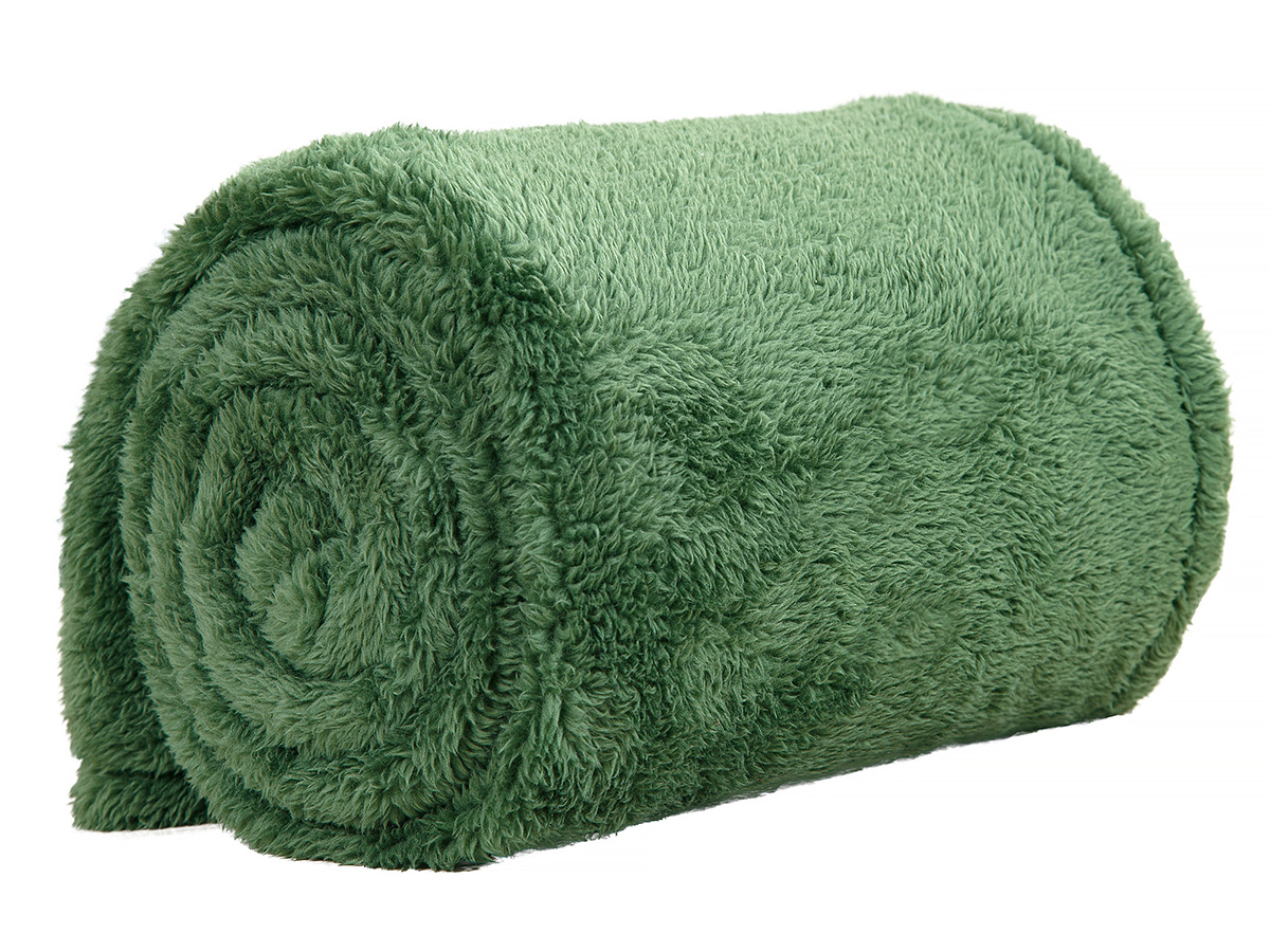 DoubleDry Teddy 130 x 170 cm plaid - Green