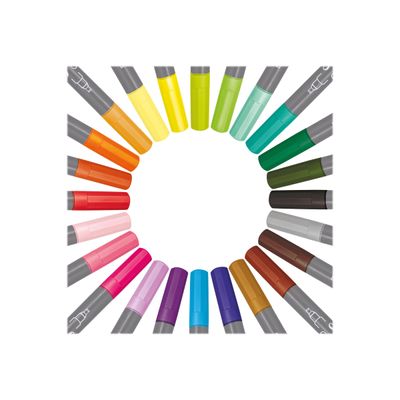 Online Calli.Brush - 24 Stylos pinceaux à double embout