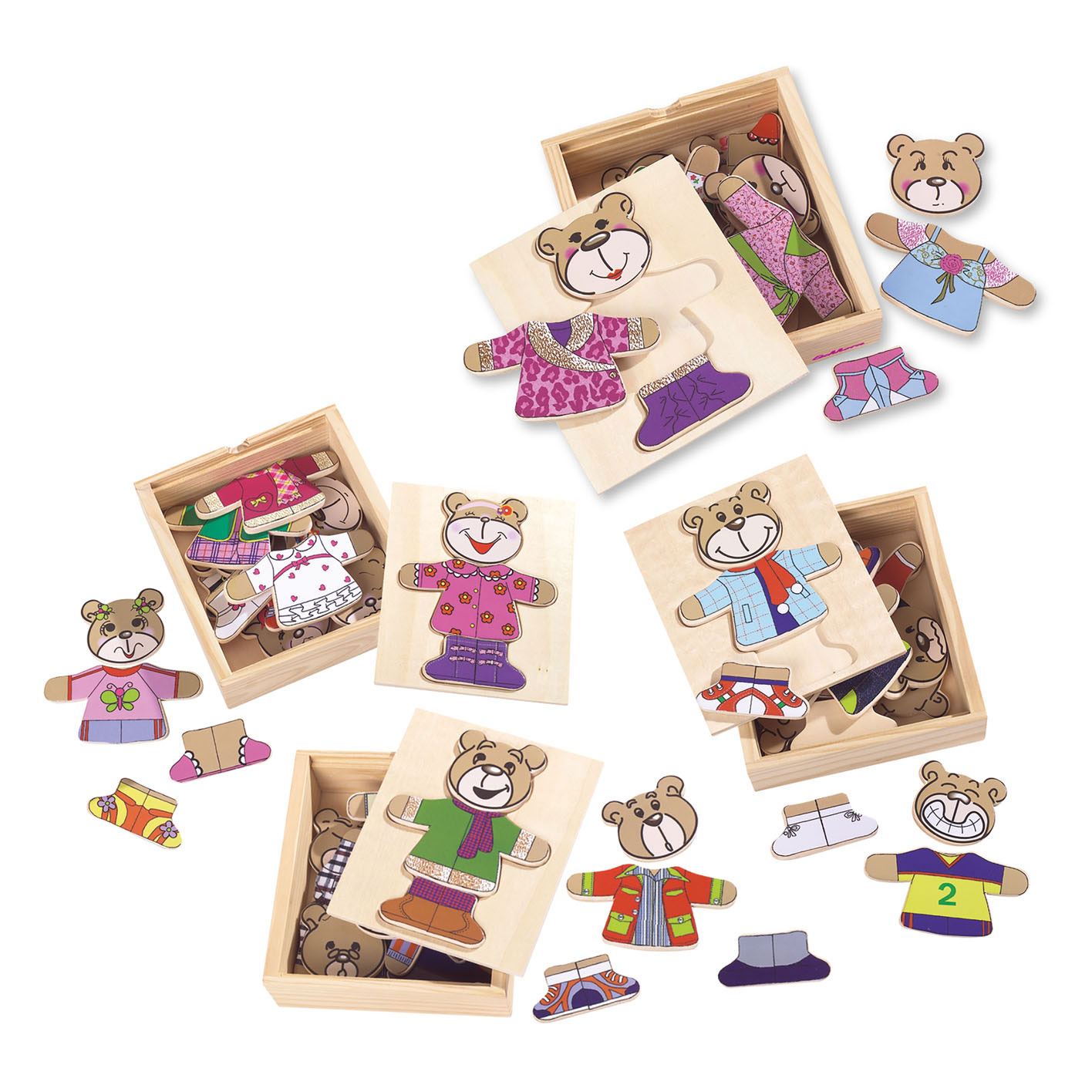 Eichhorn Houten Puzzel Beer, 20st.