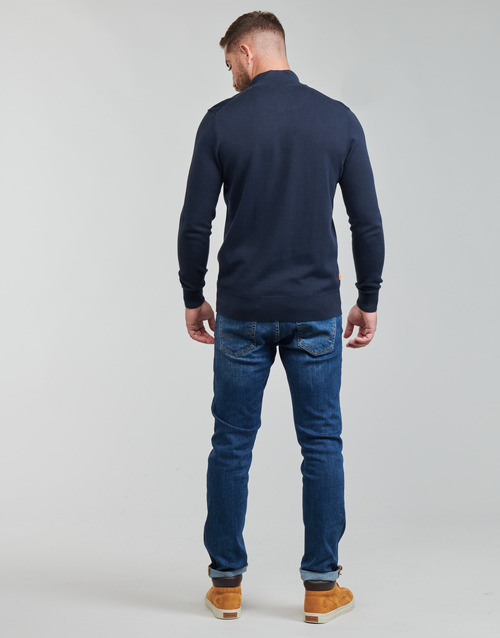 Timberland - LS WILLIAMS RIVER 1/4 ZIP - Marine