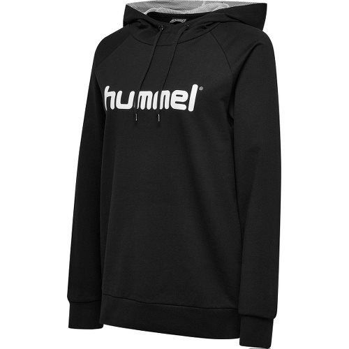 Hummel Go Cotton Logo Sweat à Capuche - Noir Femme